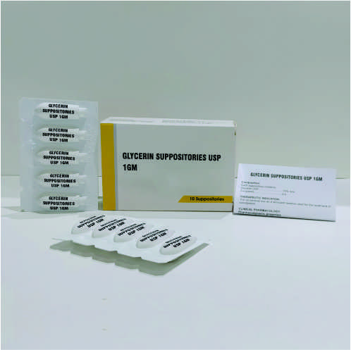 Formulation Suppositories Leading glycerin usp 1 gm suppositories Manufacturer and Exporter in ...
